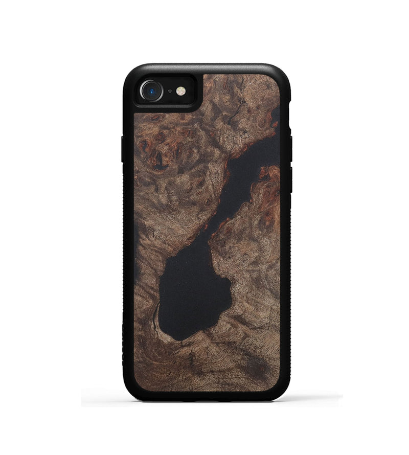 iPhone SE Wood+Resin Phone Case - Darryl (Wood Burl, 722215)