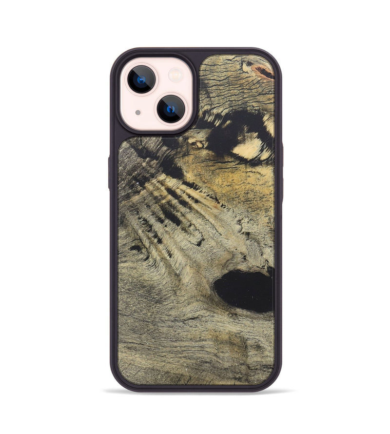 iPhone 14 Wood+Resin Phone Case - Dexter (Wood Burl, 722216)