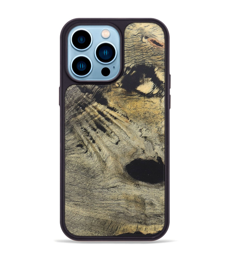 iPhone 14 Pro Max Wood+Resin Phone Case - Dexter (Wood Burl, 722216)