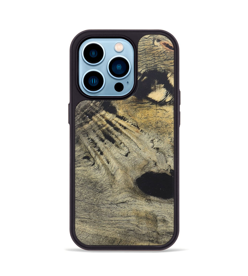 iPhone 14 Pro Wood+Resin Phone Case - Dexter (Wood Burl, 722216)