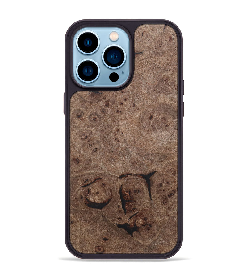 iPhone 14 Pro Max Wood+Resin Phone Case - Holden (Wood Burl, 722218)