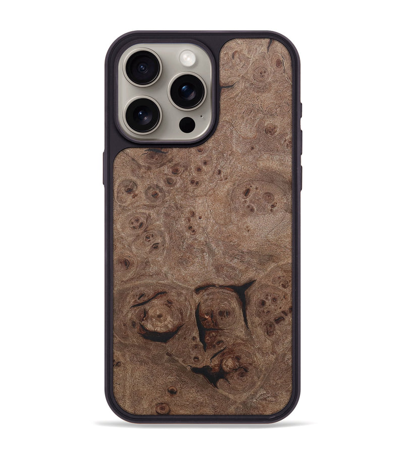 iPhone 15 Pro Max Wood+Resin Phone Case - Holden (Wood Burl, 722218)