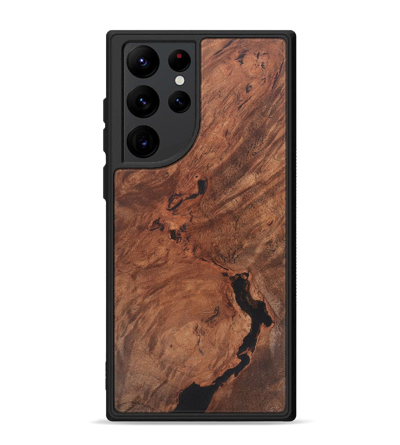 Galaxy S22 Ultra Wood+Resin Phone Case - Kendall (Wood Burl, 722219)