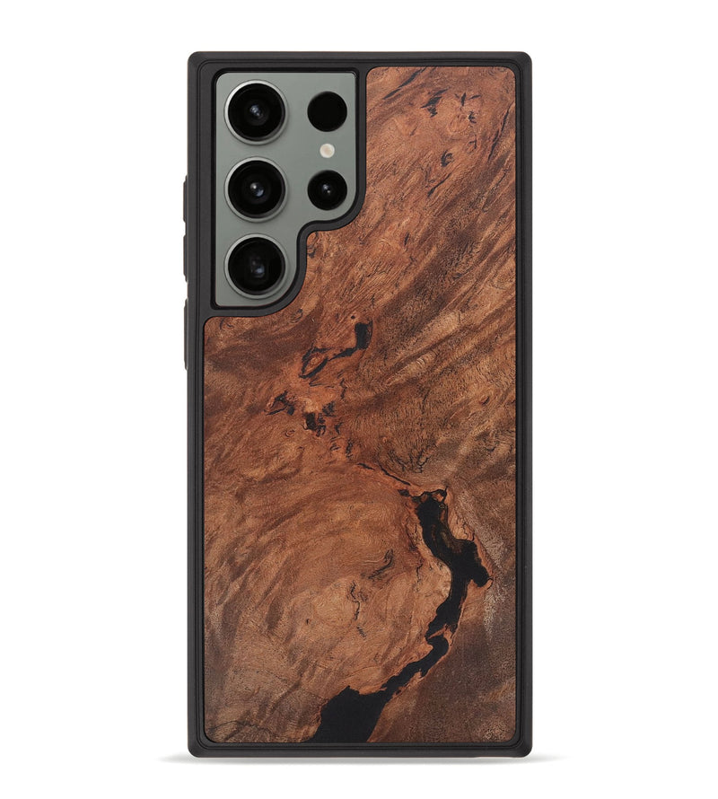 Galaxy S23 Ultra Wood+Resin Phone Case - Kendall (Wood Burl, 722219)