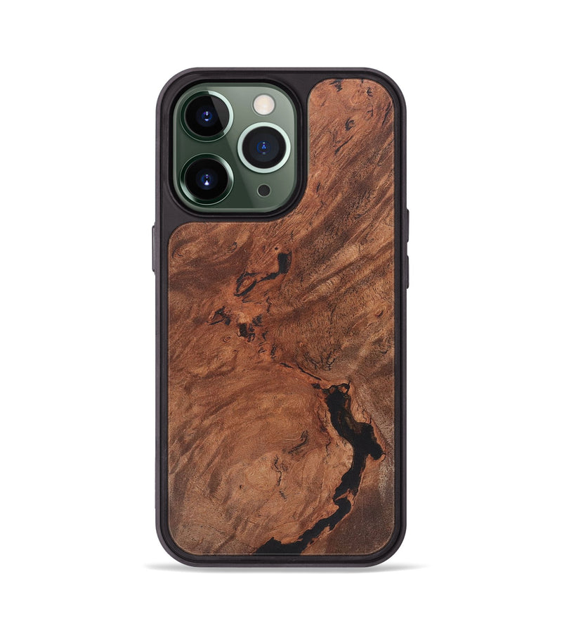 iPhone 13 Pro Wood+Resin Phone Case - Kendall (Wood Burl, 722219)