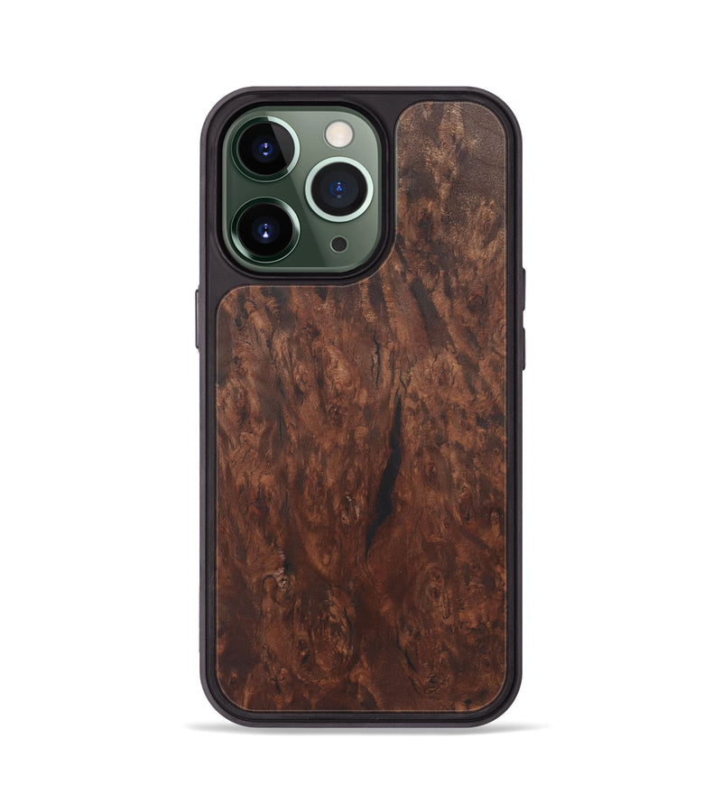 iPhone 13 Pro Wood+Resin Phone Case - Danica (Wood Burl, 722221)