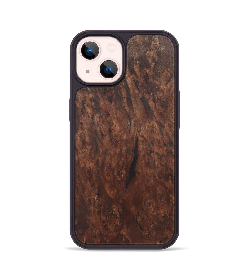 iPhone 14 Wood+Resin Phone Case - Danica (Wood Burl, 722221)