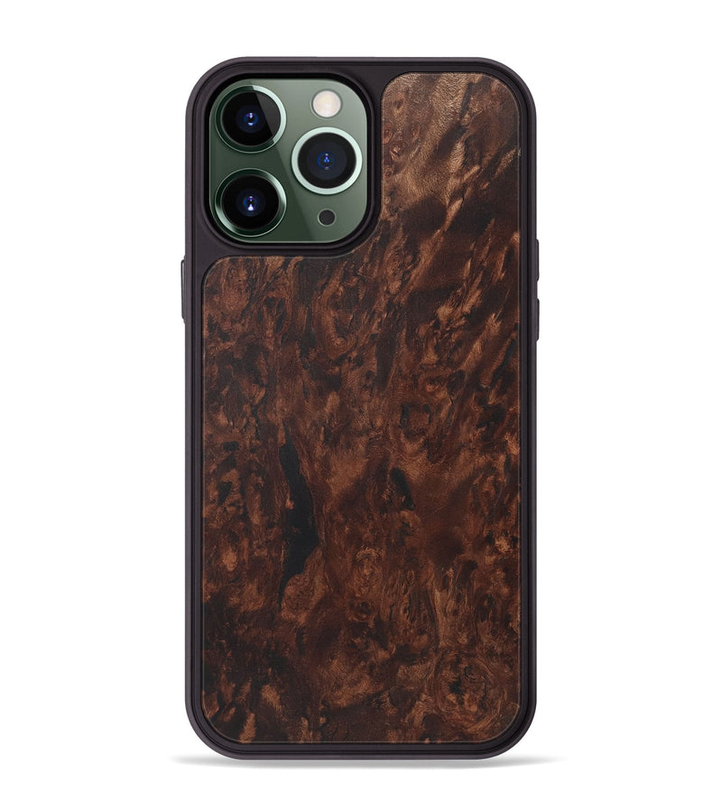 iPhone 13 Pro Max Wood+Resin Phone Case - Elizabeth (Wood Burl, 722223)