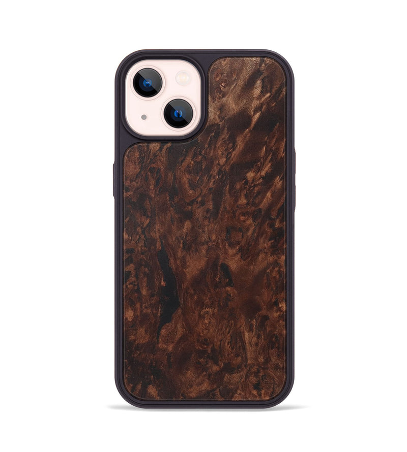 iPhone 14 Wood+Resin Phone Case - Elizabeth (Wood Burl, 722223)