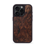 iPhone 15 Pro Wood+Resin Phone Case - Elizabeth (Wood Burl, 722223)