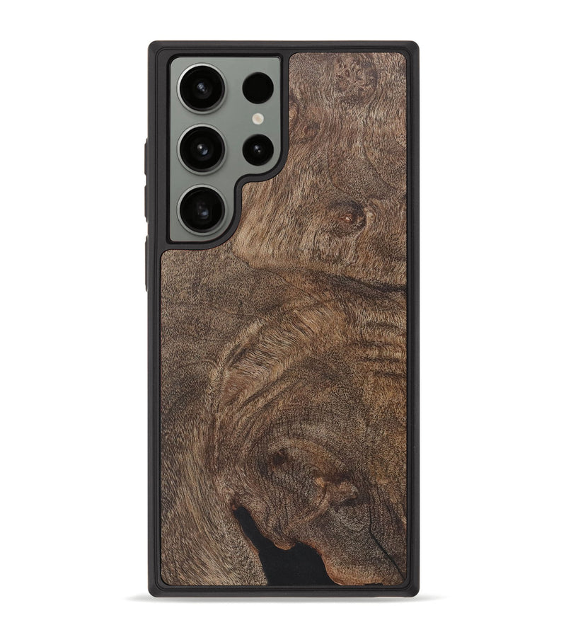 Galaxy S23 Ultra Wood+Resin Phone Case - Keri (Wood Burl, 722224)