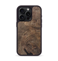 iPhone 15 Pro Wood+Resin Phone Case - Keri (Wood Burl, 722224)