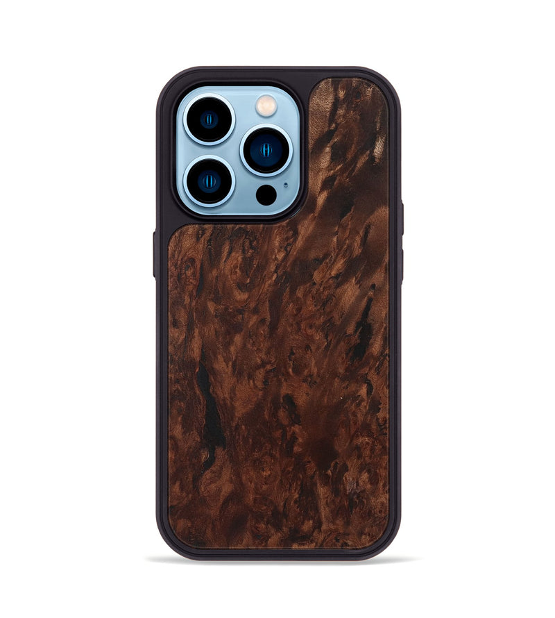 iPhone 14 Pro Wood+Resin Phone Case - Kimberly (Wood Burl, 722225)