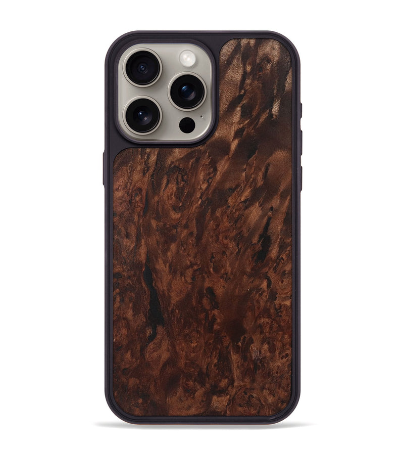 iPhone 15 Pro Max Wood+Resin Phone Case - Kimberly (Wood Burl, 722225)