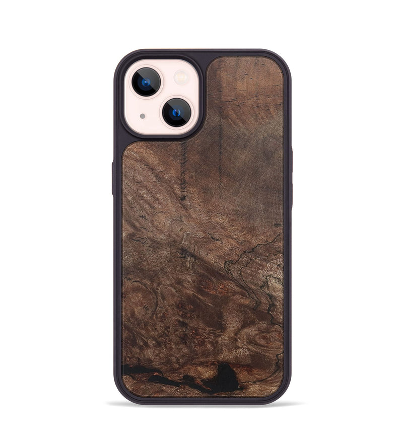 iPhone 14 Wood+Resin Phone Case - Clark (Wood Burl, 722226)