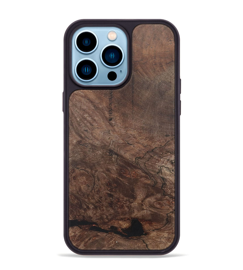 iPhone 14 Pro Max Wood+Resin Phone Case - Clark (Wood Burl, 722226)