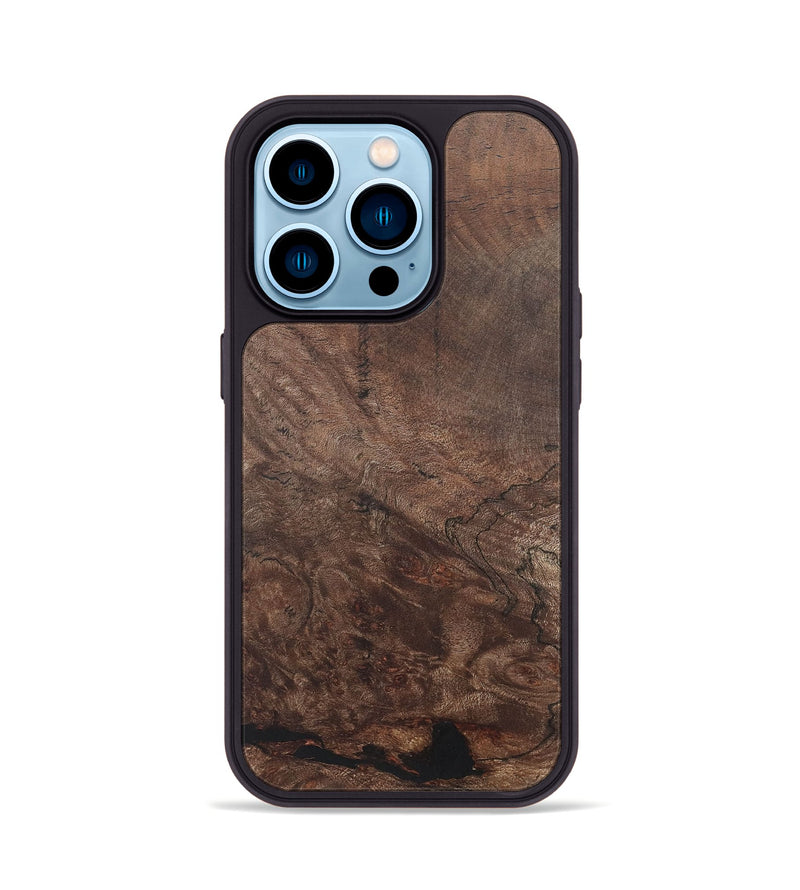 iPhone 14 Pro Wood+Resin Phone Case - Clark (Wood Burl, 722226)