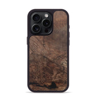 iPhone 15 Pro Wood+Resin Phone Case - Clark (Wood Burl, 722226)