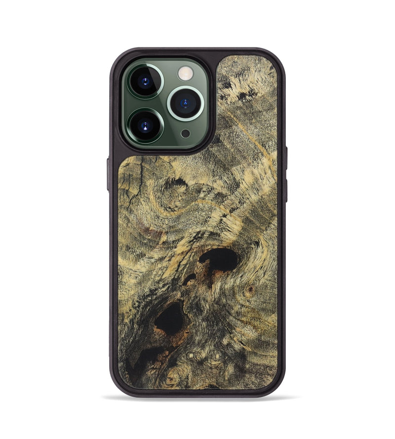 iPhone 13 Pro Wood+Resin Phone Case - Reagan (Wood Burl, 722227)