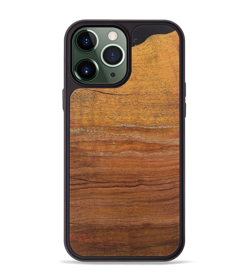 iPhone 13 Pro Max Wood+Resin Phone Case - Gabriel (Wood Burl, 722228)