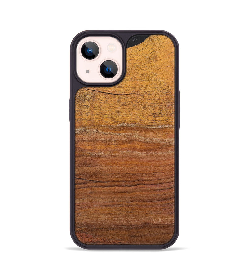 iPhone 14 Wood+Resin Phone Case - Gabriel (Wood Burl, 722228)