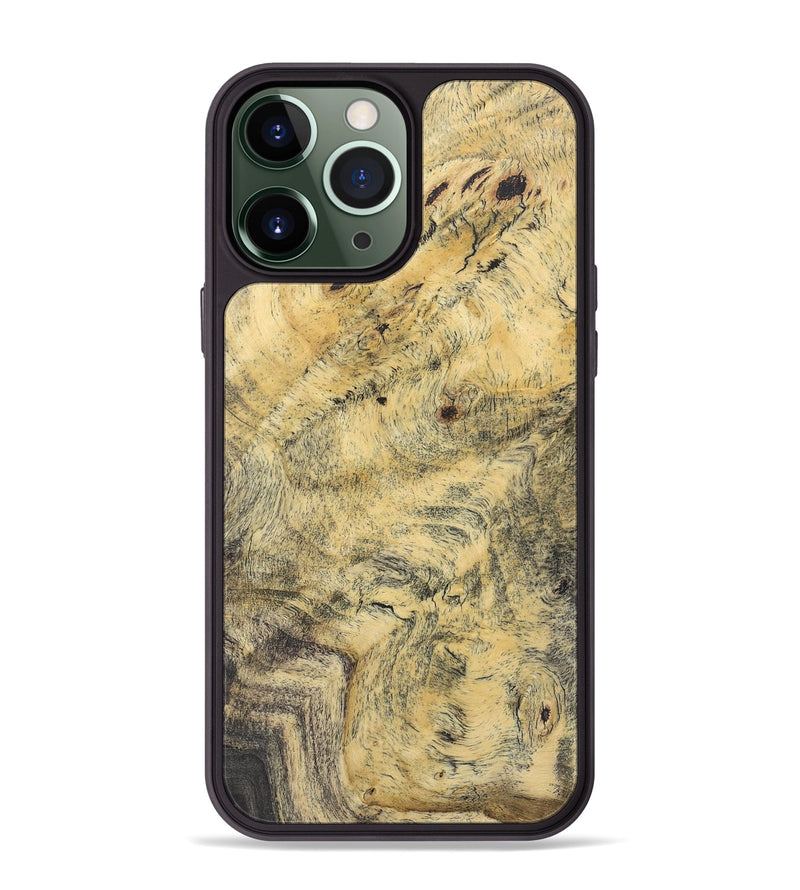 iPhone 13 Pro Max Wood+Resin Phone Case - Karl (Wood Burl, 722229)