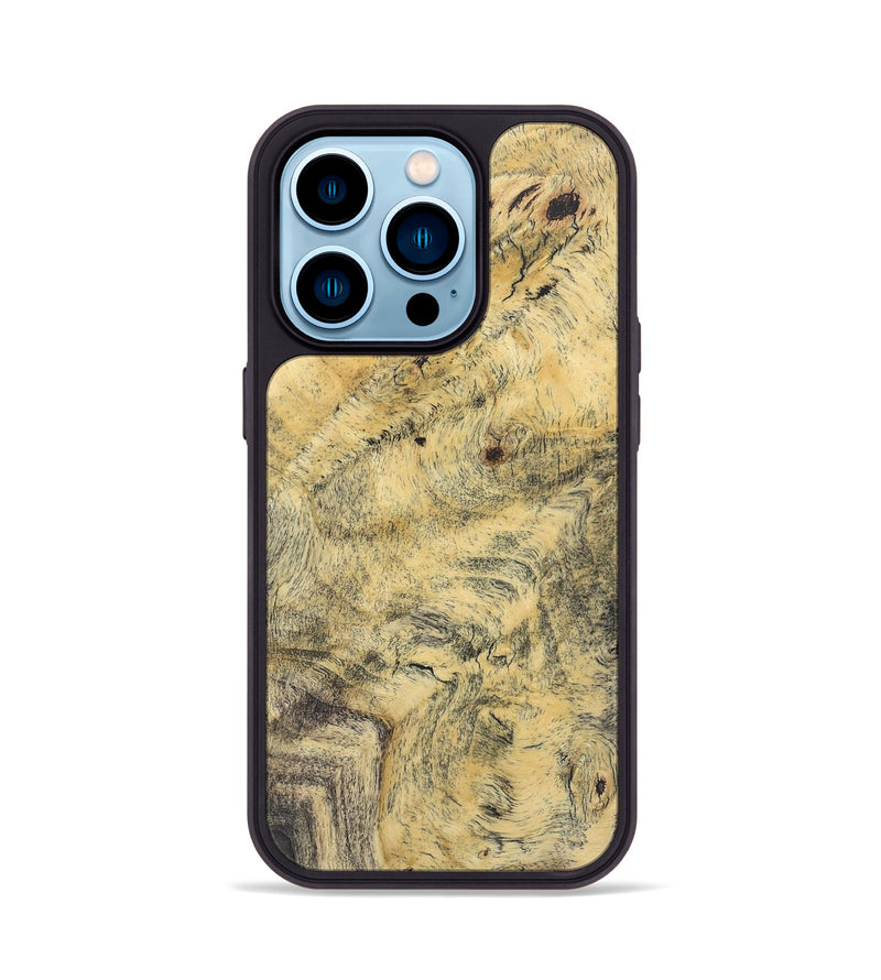 iPhone 14 Pro Wood+Resin Phone Case - Karl (Wood Burl, 722229)