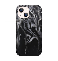 iPhone 13 ResinArt Live Edge Phone Case - Fern (Black & White, 722243)