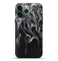 iPhone 13 Pro Max ResinArt Live Edge Phone Case - Fern (Black & White, 722243)