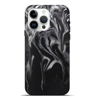 iPhone 15 Pro Max ResinArt Live Edge Phone Case - Fern (Black & White, 722243)