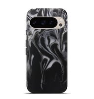 Pixel 9 ResinArt Live Edge Phone Case - Fern (Black & White, 722243)