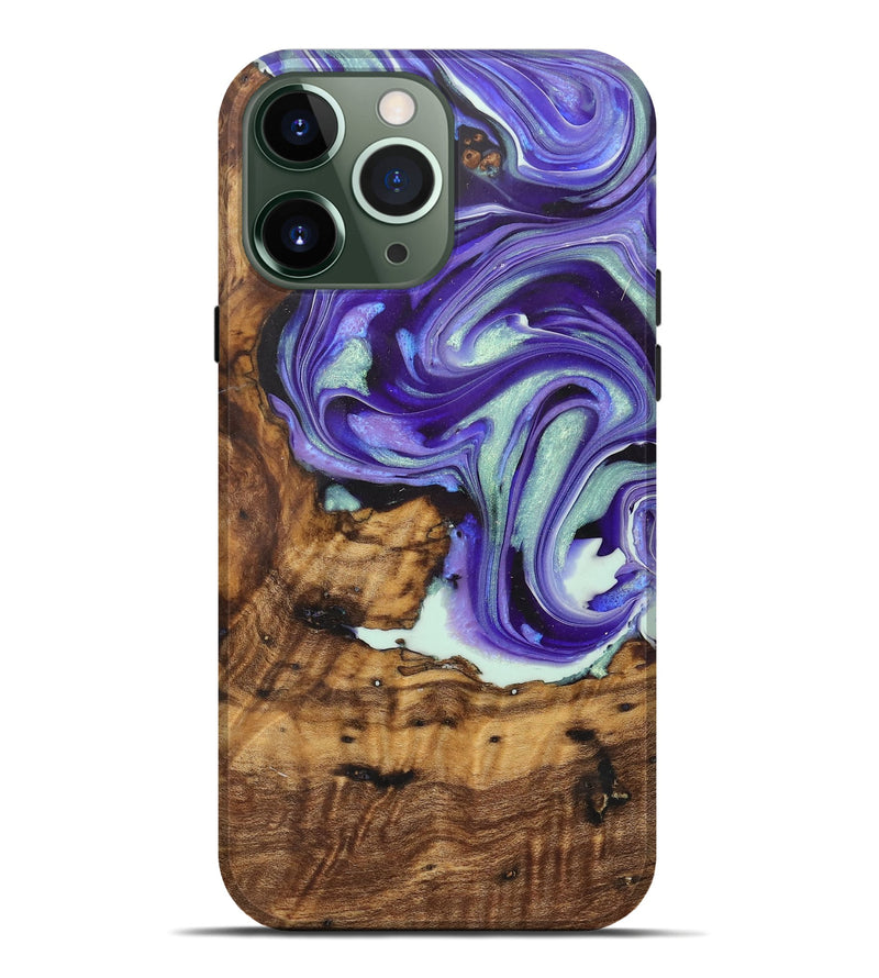 iPhone 13 Pro Max ResinArt Live Edge Phone Case - Elaine (Purple, 722244)