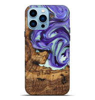 iPhone 14 Pro Max ResinArt Live Edge Phone Case - Elaine (Purple, 722244)