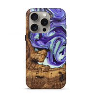 iPhone 16 Pro ResinArt Live Edge Phone Case - Elaine (Purple, 722244)