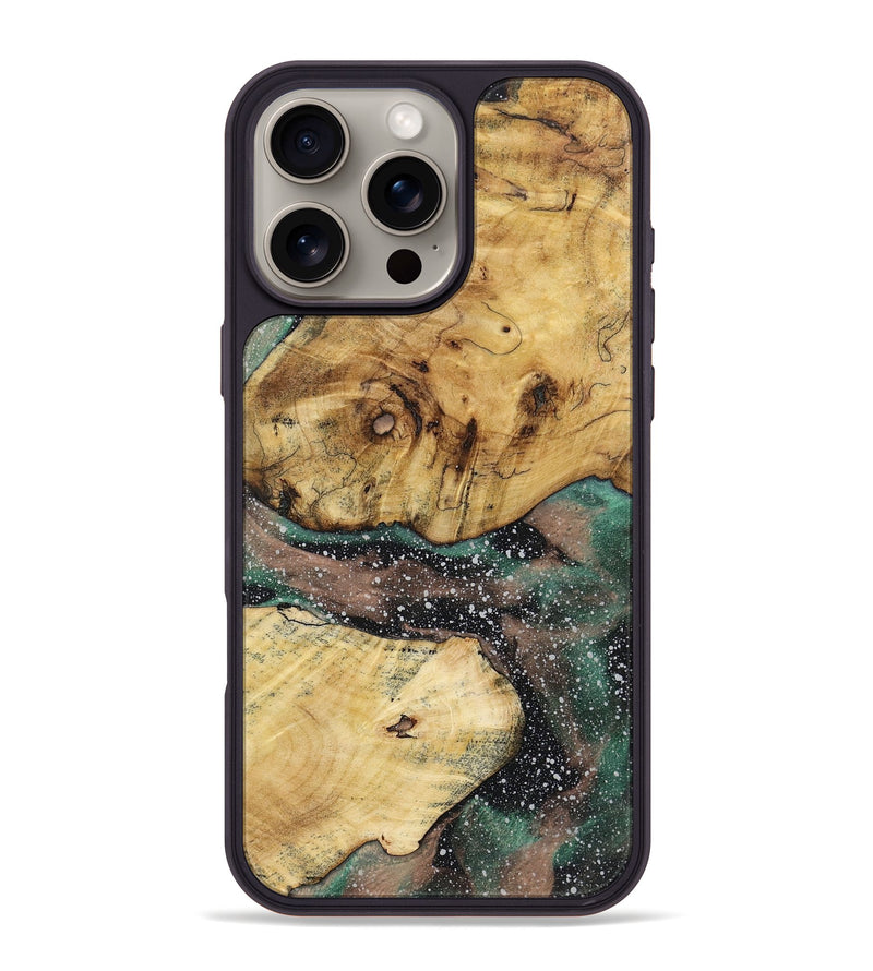 iPhone 16 Pro Max Wood+Resin Phone Case - Tate (Cosmos, 722252)