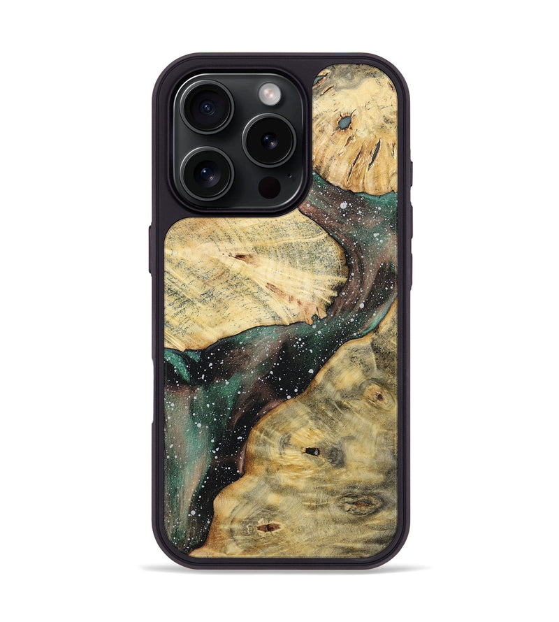 iPhone 16 Pro Wood+Resin Phone Case - Iker (Cosmos, 722260)