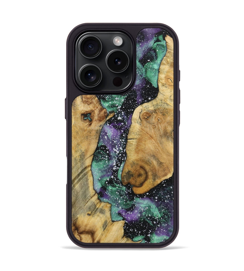 iPhone 16 Pro Wood+Resin Phone Case - Rosa (Cosmos, 722261)