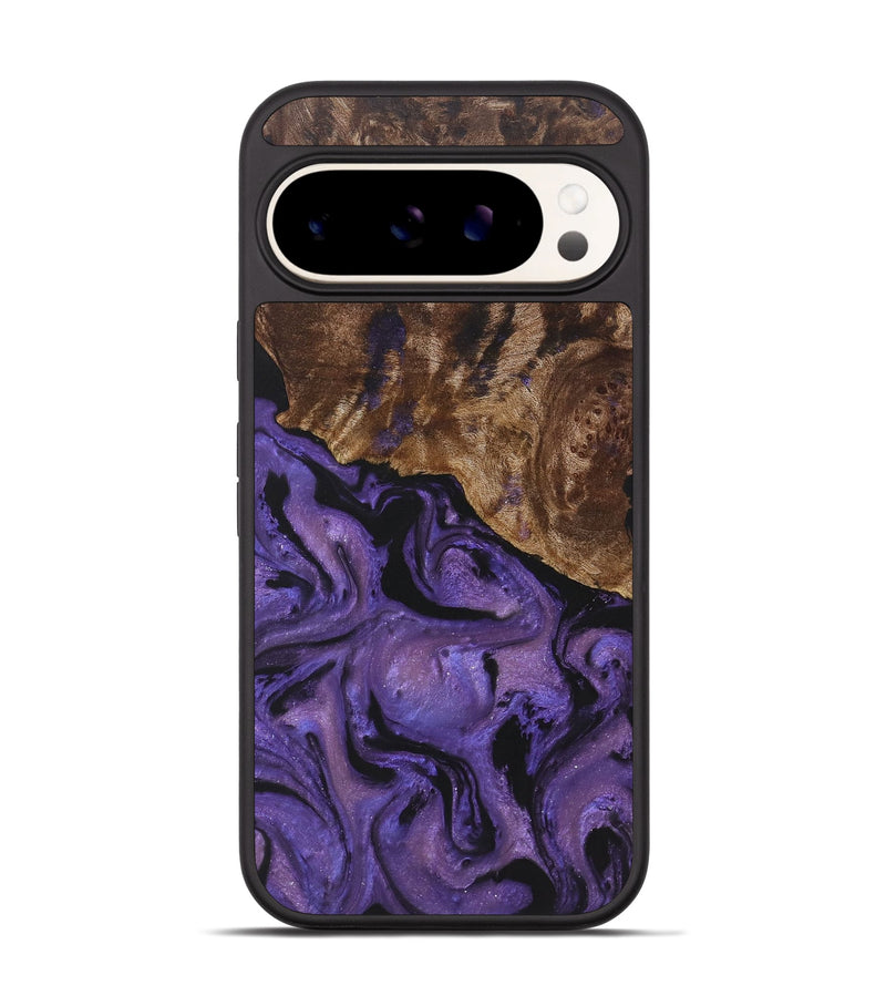 Pixel 9 Wood+Resin Phone Case - Morgan (Purple, 722267)