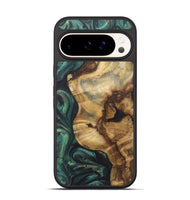 Pixel 9 Wood+Resin Phone Case - Zachariah (Green, 722269)