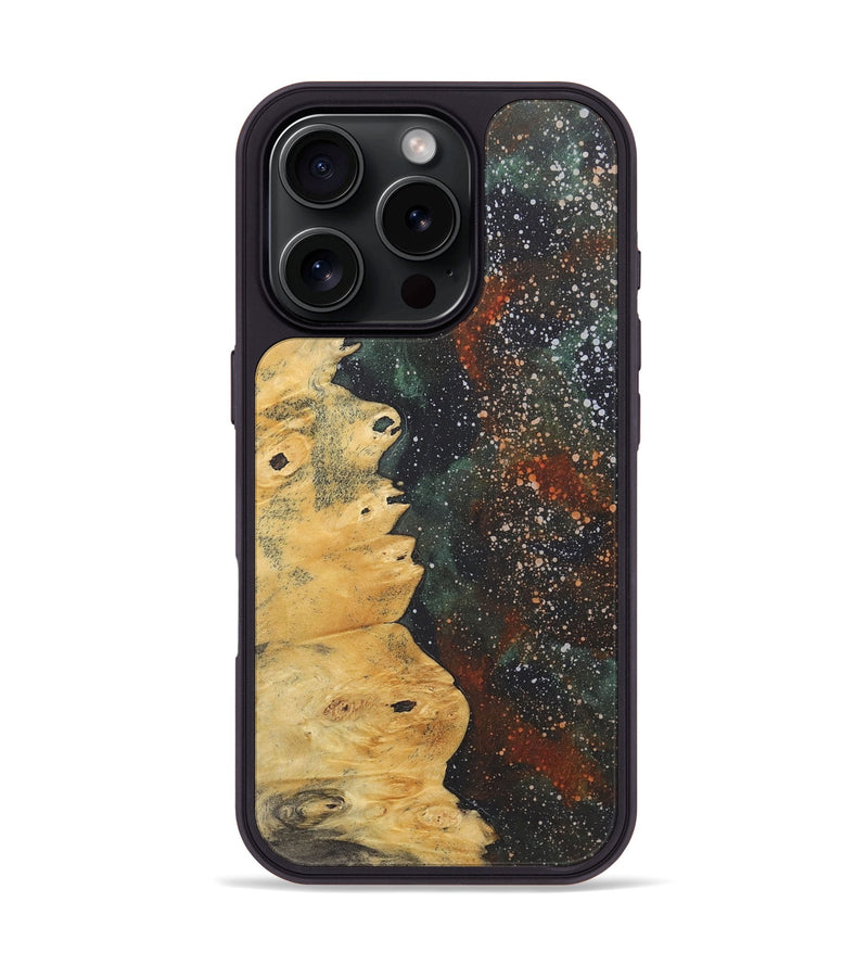 iPhone 16 Pro Wood+Resin Phone Case - Angela (Cosmos, 722273)