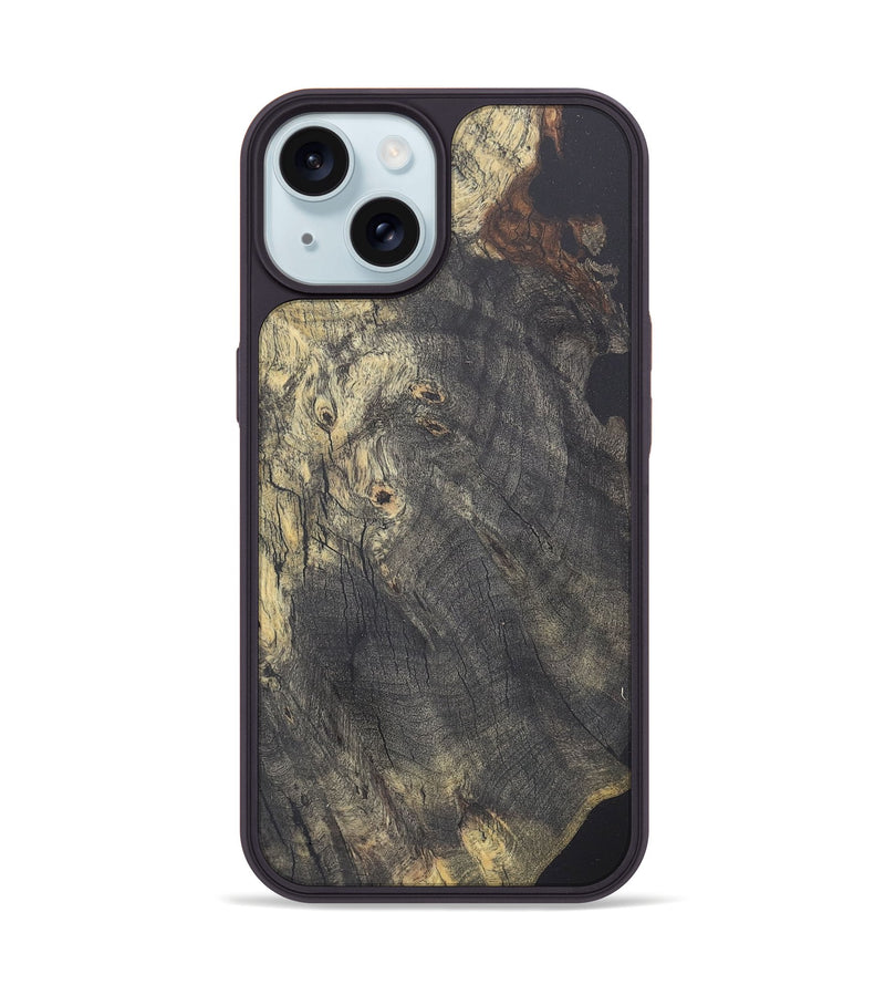 iPhone 15  Phone Case - Mauricio (Wood Burl, 722300)