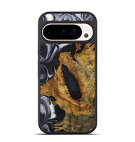 Pixel 9 Pro Wood+Resin Phone Case - Melissa (Black & White, 722304)