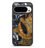 Pixel 9 Pro XL Wood+Resin Phone Case - Melissa (Black & White, 722304)