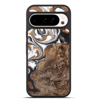 Pixel 9 Pro XL Wood+Resin Phone Case - Gwen (Black & White, 722308)