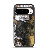 Pixel 9 Pro Wood+Resin Phone Case - Kaden (Black & White, 722309)