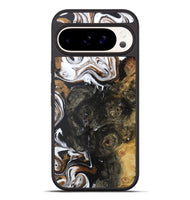 Pixel 9 Pro XL Wood+Resin Phone Case - Kaden (Black & White, 722309)