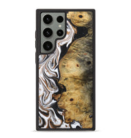 Galaxy S23 Ultra Wood+Resin Phone Case - Jalen (Black & White, 722310)