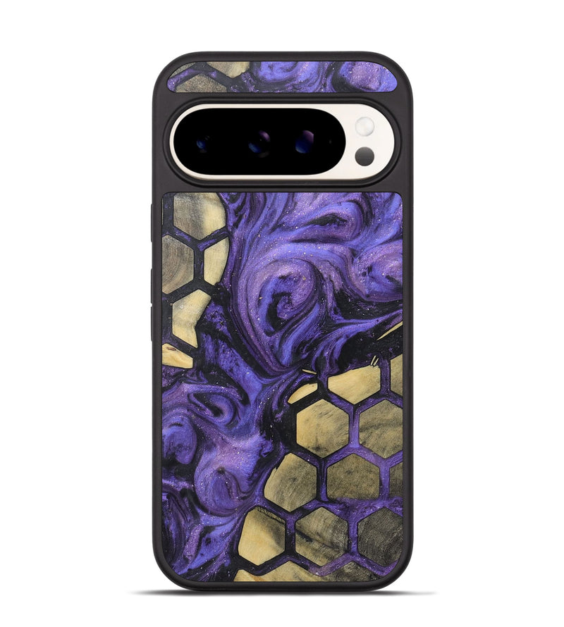 Pixel 9 Wood+Resin Phone Case - Felicity (Pattern, 722313)