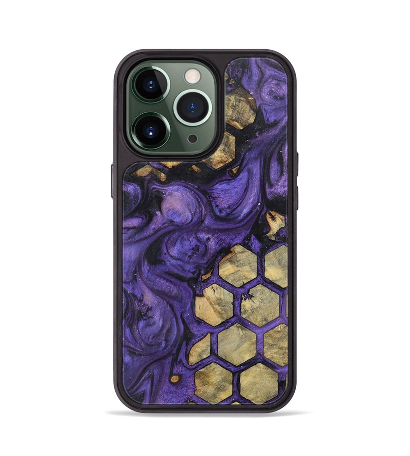 iPhone 13 Pro Wood+Resin Phone Case - Skylar (Pattern, 722321)