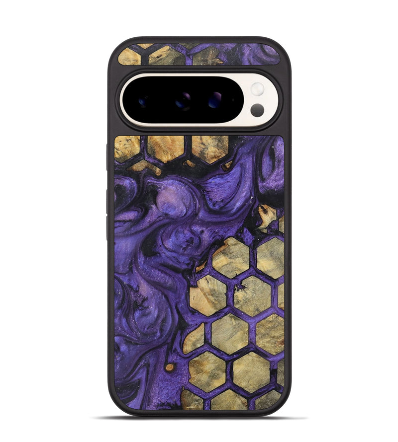 Pixel 9 Wood+Resin Phone Case - Skylar (Pattern, 722321)